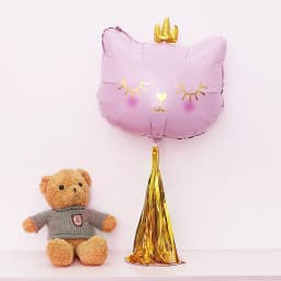 Cute Cat Foil Balloons Girl Princess Theme Party Wedding Valentines Day Happy Birthday Decoration Balloon Baby Shower Globos