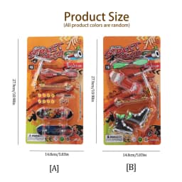 Plastic Fingerboard Toys with Scooter Roller Skating Shoes Tools Wooden Skateboard Platform Finger Skteboard Kits for Kids