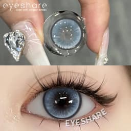 EYESHARE Natural Brown Color Contact Lenses for Eyes 1Pair Colored Lenses Beautiful Pupil Makeup Yearly Use Eye Colored Contacts