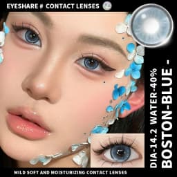 EYESHARE Natural Brown Color Contact Lenses for Eyes 1Pair Colored Lenses Beautiful Pupil Makeup Yearly Use Eye Colored Contacts