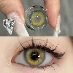 EYESHARE Natural Brown Color Contact Lenses for Eyes 1Pair Colored Lenses Beautiful Pupil Makeup Yearly Use Eye Colored Contacts