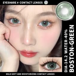 EYESHARE Natural Brown Color Contact Lenses for Eyes 1Pair Colored Lenses Beautiful Pupil Makeup Yearly Use Eye Colored Contacts