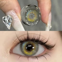 EYESHARE Natural Brown Color Contact Lenses for Eyes 1Pair Colored Lenses Beautiful Pupil Makeup Yearly Use Eye Colored Contacts