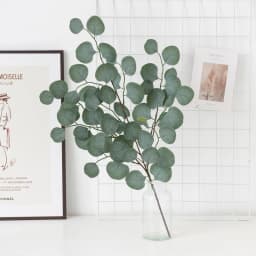 Artificial Plants Eucalyptus Leaf Vine Christmas Decoration Vase for Home Wedding Garden Rose Arch Scrapbooking Fake Flowers