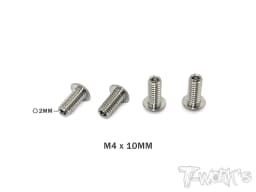 Original T works TP-087 64 M3 M4 M5 Titanium Down Stop Screws 4pcs Professional Rc part