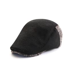 Men Newsboy Hats Thick Autumn Winter Vintage Herringbone Octagon Cap Casual knitted Berets Gatsby Flat Hat Color Matching Cap
