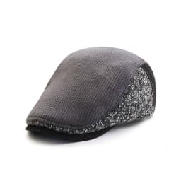 Men Newsboy Hats Thick Autumn Winter Vintage Herringbone Octagon Cap Casual knitted Berets Gatsby Flat Hat Color Matching Cap