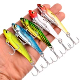 Coated Copper Metal VIB vibration Bait Fishing Lures 10g 14g 20g Jigs Trout Winter Fishing Hard Baits Tackle Pesca