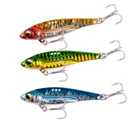 Coated Copper Metal VIB vibration Bait Fishing Lures 10g 14g 20g Jigs Trout Winter Fishing Hard Baits Tackle Pesca