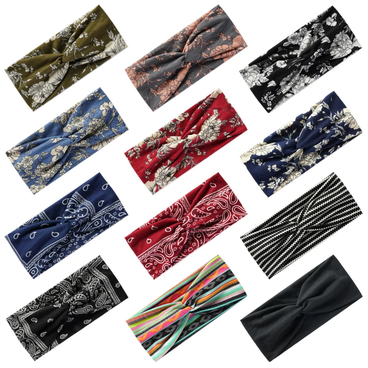 New Fashion Solid Color Sports Yoga Sweat Absorption Belt Men Women Girl Running Fitness Headband Elastic Cotton Headwear