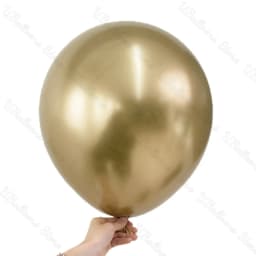 36/18inch Chrome Gold Metal Balloon Metallic Gold Silver Rose Gold Large Balloons for Birthday Wedding Baby Shower Party Dec