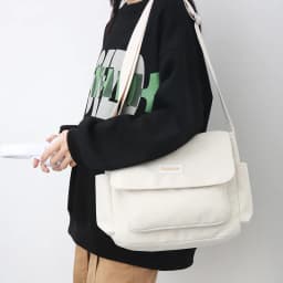 Women's School Messenger Bags for Women Shoulder Ladies Designer Handbag Solid Large Capacity Casual Canvas Shoulder Female Bags