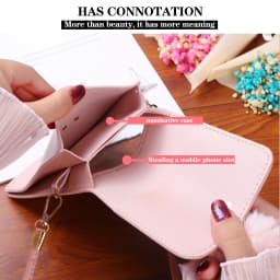 Cute Rabbits Transparent Touch Screen Messenger Bag Waterproof Travel Phone Pouch Shoulder Bags 2023 New Coin Purse Handbags