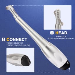Dentist Manual Control Surgical Tools Torque Wrench Handpiece Ratchet Latch Head Screw Parts AI-TC-kit/AI-TC-Screws/Only Tips
