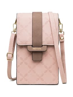 2026 Summer New Mobile Phone Bag Wallet Japanese and Korean High-End PU Plash Buckle Vertical Large Capacity Single Shoulder Bag