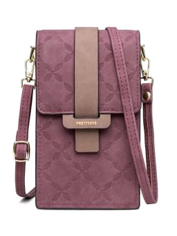 2026 Summer New Mobile Phone Bag Wallet Japanese and Korean High-End PU Plash Buckle Vertical Large Capacity Single Shoulder Bag