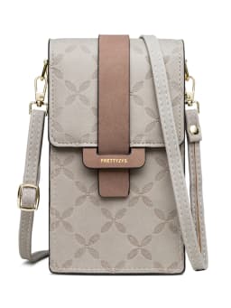 2026 Summer New Mobile Phone Bag Wallet Japanese and Korean High-End PU Plash Buckle Vertical Large Capacity Single Shoulder Bag
