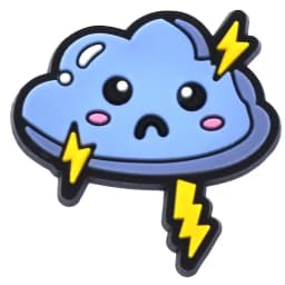 New Arrivals 1Pcs Cute Weather Clouds PVC Shoe Charms for Crocs Accessories Charms Decoration Party Favor Gifts