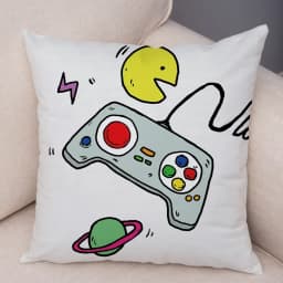 Game Room Decoration Player Dazzle Handle Series Pillowcase Home Boy's Bedroom Cushion Cover