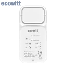 Ecowitt WH55 Multi-channel Wireless Water Leak Detection Sensor with Loud Audio Alarm, Accessories Only, Cannot Be Used Alone