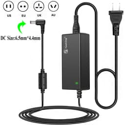 For LG Monitor Power Cord 19V DC Power Supply Adapter for LG Electronics Monitor 32" 27" 24" 23" 22" 20" 19" LCD LED HD TV Monit