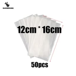 50pcs/lot PVA Bags for Carp Fishing Fast Dissolving Environmental Water-soluble Bag for Carp Fishing Bag Tackles