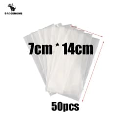 50pcs/lot PVA Bags for Carp Fishing Fast Dissolving Environmental Water-soluble Bag for Carp Fishing Bag Tackles