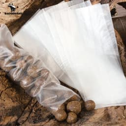 50pcs/lot PVA Bags for Carp Fishing Fast Dissolving Environmental Water-soluble Bag for Carp Fishing Bag Tackles