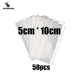 50pcs/lot PVA Bags for Carp Fishing Fast Dissolving Environmental Water-soluble Bag for Carp Fishing Bag Tackles