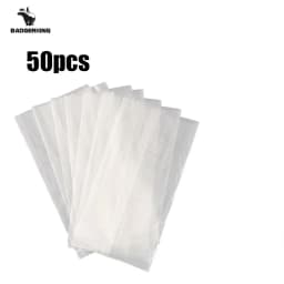 50pcs/lot PVA Bags for Carp Fishing Fast Dissolving Environmental Water-soluble Bag for Carp Fishing Bag Tackles