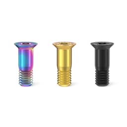 RISK 2pcs/bag Road Mountain Bike Bicycle M5*14.2mm Shift Rear Derailleur Pulley Jockey Wheel Fixing Bolts Screws Titanium Alloy