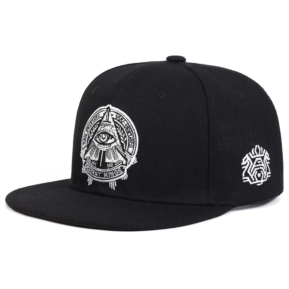 Fashion Fastball Cap The Eye of God Faux Suede Hip Hop Red Snapback Hat for Men Women Adult Outdoor Casual Sun Baseball Cap