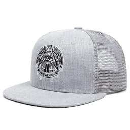 Fashion Fastball Cap The Eye of God Faux Suede Hip Hop Red Snapback Hat for Men Women Adult Outdoor Casual Sun Baseball Cap