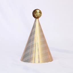 Happy Birthday Cone Hat Girls Boys Pink Black Gold Hats with Pom Poms Paper Cone Striped Dot Hat Birthday Party Decor Supplies