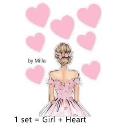 1 Set Girl's Back Butterfly Happy Birthday Cake Toppers Pink DIY Wedding Party Cake Topper Dessert Decoration Baby Shower Gift