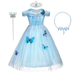 Princess Charm Cinderella Costume Girls Formal Dress