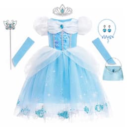Princess Charm Cinderella Costume Girls Formal Dress