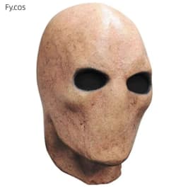 Horror Smile No Face Man Latex Mascara Head Cover Disguise Cosplay Scary Alien Helmet Halloween Costume Faceless Mask for Men