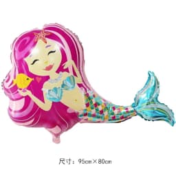 Mermaid ocean Marine life theme Party Balloons Birthday Party Decorations Baby Shower Decor Helium Globos