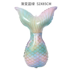 Mermaid ocean Marine life theme Party Balloons Birthday Party Decorations Baby Shower Decor Helium Globos
