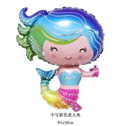 Mermaid ocean Marine life theme Party Balloons Birthday Party Decorations Baby Shower Decor Helium Globos