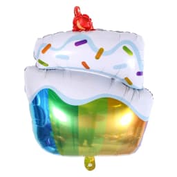 New Rainbow Color Candy Cake Aluminum Film Balloon Children's Day Toy Birthday Party Baby Shower Decoration