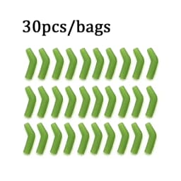 30pcs Carp fishing Accessories D Rig kickers hooks line aligners sleeve anti tangle sleeve for hair ronnie rigs end tackle