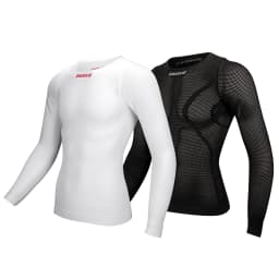 DAREVIE Cycling Jersey Compress Cycling Base Layer Full Sleeve Underwear Cycling Breathable Fishnet Shirt Seamless Bike Vest