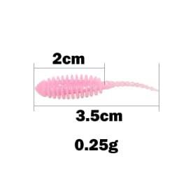 New 10pcs Wobblers mini Ocean Rock Fishing Soft Lures Rubber Soft Baits 3.5cm Soft Worm Artificial Baits Bass Silicone Fish