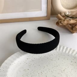 Winter Solid Velvet Bezel Women Girl Broadside Hair Bands  Pearl Cross Headband Hair Hoop Fashion Black Leather Braided Hairband