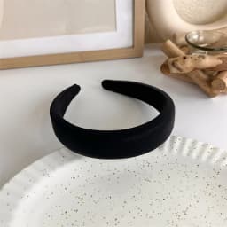 Winter Solid Velvet Bezel Women Girl Broadside Hair Bands  Pearl Cross Headband Hair Hoop Fashion Black Leather Braided Hairband