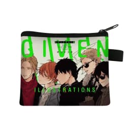Japanese Anime Yaoi Bl Given Yaoi Given Manga Pattern Coin Purse Women Fashion Mini Handbags Casual Beauty Lipstick Bag Gift