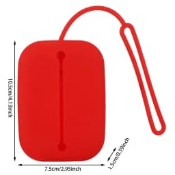 Hot New Creative gift silicone key case, multi-function drawstring silicone keychain, environmentally friendly silicone key case