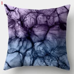 Purple Geometric Pillowcase Decorative Cushion Cover Home Sofa Square